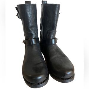 Rag & Bone Black Moto Boots